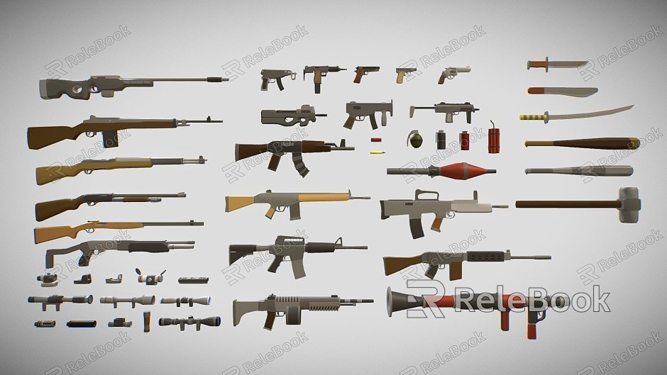 Weapons Asset Pack model