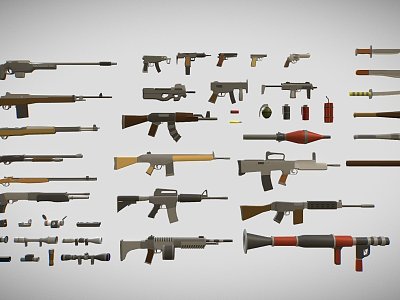 Weapons Asset Pack model