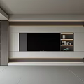 TV background wall 3d model