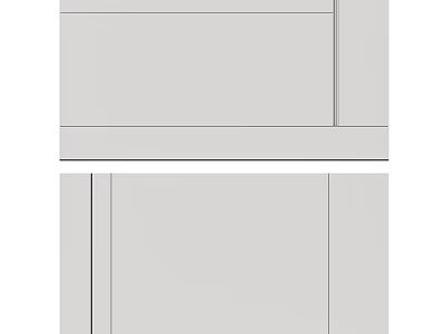 Minimalist Background Wall Design With Sleek Surface And Decorative Lines 3d model