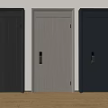 Modern Security Doors in Various Colors with Sleek Handles and Locks