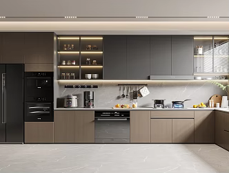 Modern Italian Kitchen 3d model