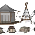 Different Types Of Tents With Platform Tipi And Wooden Frame Designs