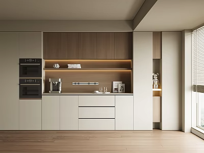 Modern Wine Cabinet Sideboard 3d model