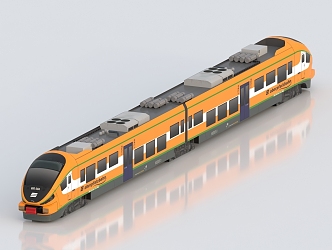 train light rail subway high-speed rail bullet train urban rail train rail transit tram urban train 3d model