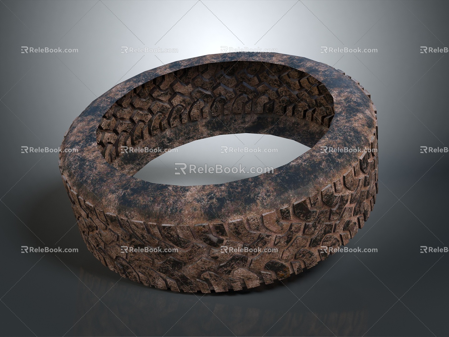 Modern tires, old tires, old tires, old tires 3d model