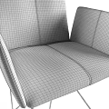 Two Modern Brown Leather Office Chairs With Sleek Metal Legs And Comfortable Design