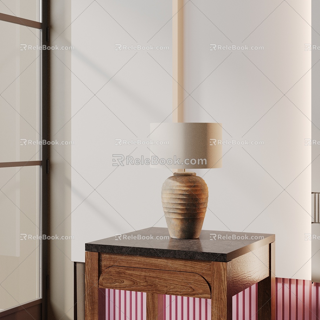 Modern table lamp 3d model