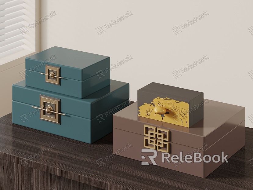 Modern Gift Box model