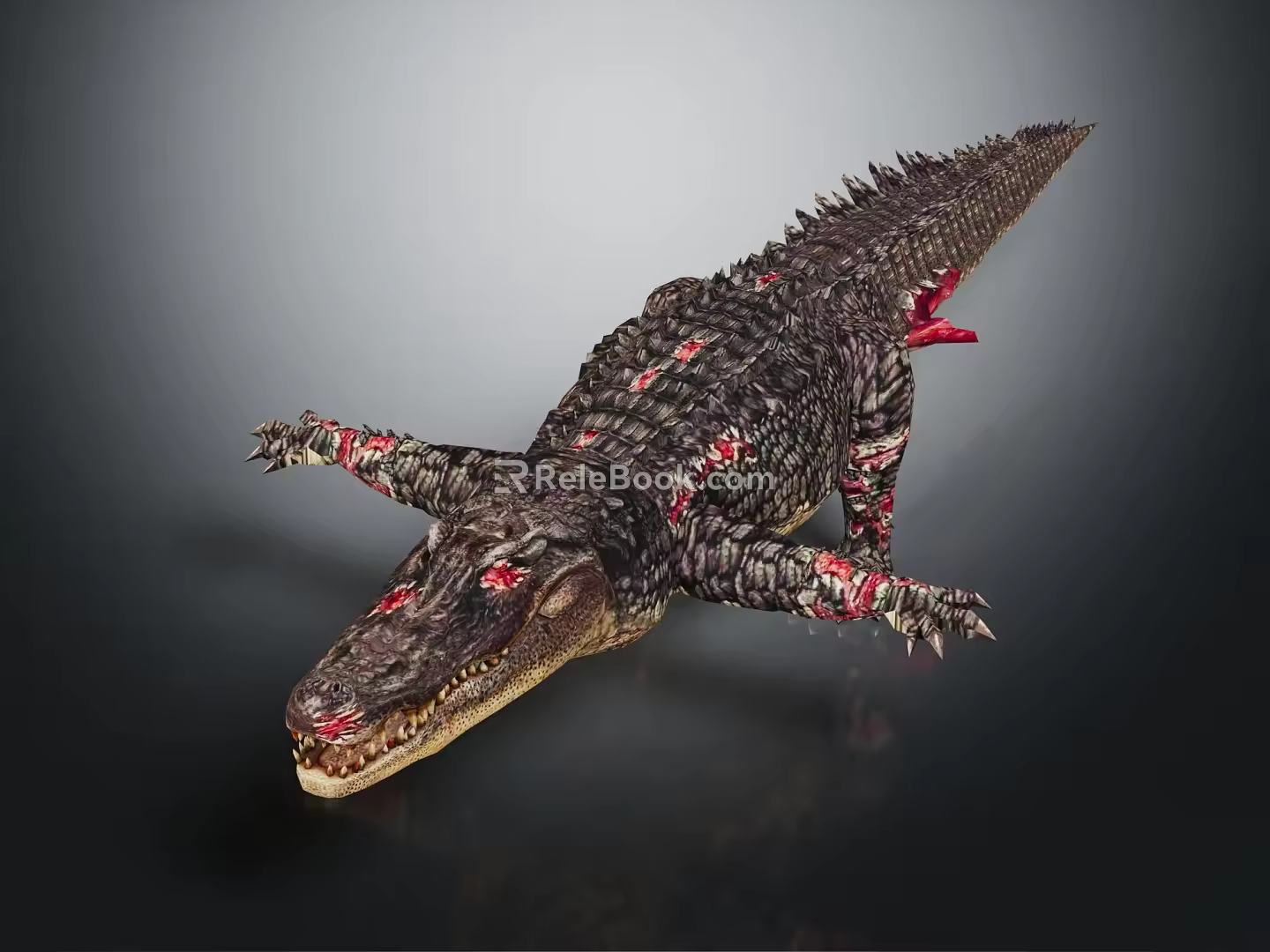Modern Crocodile Alligator 3d model