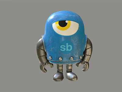 Industrial LOFT robot 3d model