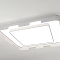 Modern Minimalist Ceiling Lights With Square And Round Shapes Bright Sleek Design 3d model