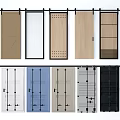 Modern Swing Doors With Various Panel Designs And Wood Glass Metal Materials
