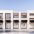 Commercial Complex Featuring FENDI Storefronts And Modern Glass Facade