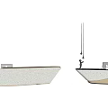 Modern Reception Desk Shaped Service Desk 3d model