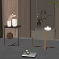 Modern combination of several sides and several corners 3d model