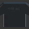 Decorative Ornament Set Displayed In Open Blue White Box With Logo On Black Background