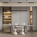 Modern study 3d model