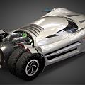 Modern sports car 3d model