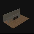 Modern Wainscoting Interior Design With Grille Panels And Wood Veneer