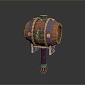 Wine Barrel Beer Barrel Barrel Old Barrel Barrel Barrel Barrel Realistic 3d model