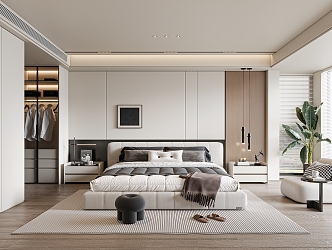 Modern Bedroom 3d model