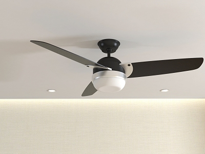 Modern ceiling fan modern ceiling fan 3d model