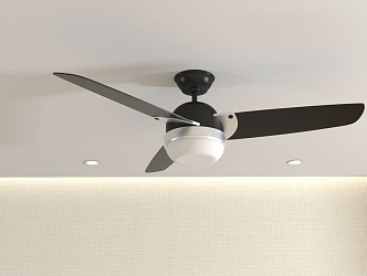 Modern ceiling fan modern ceiling fan 3d model