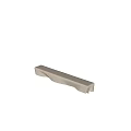 Shiny Polished Metal Decorative Strips With Wavy Curved Design