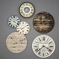 European-style clock 3d model