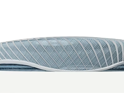 Blue Mesh Insole With Wave Edge And Textured Design For Comfortable Use 3d model