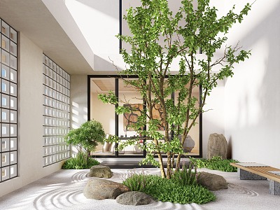 Patio Courtyard View model