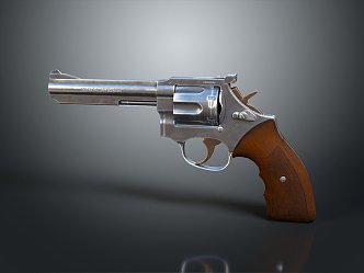 revolver pistol semi-automatic pistol automatic pistol modern weapon hot weapon 3d model