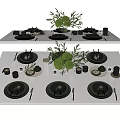 Modern Tableware 3d model