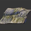 Wooden Stone Decorative Block With Natural Layered Textures For Interior Design