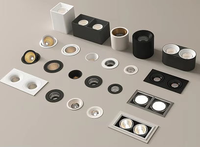 Modern Downlight Spotlight 3d model