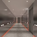 Spacious Hotel Lobby Modern Design With Grid Ceiling Lighting Side Bookshelves Central Table And Chairs