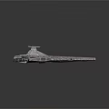 Modern Spaceship Spacecraft 3d model