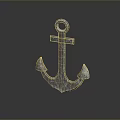 Heavy Duty Steel Anchor Essential Component For Maritime Water Transportation Vehicles