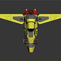 Modern Spaceship Spacecraft 3d model