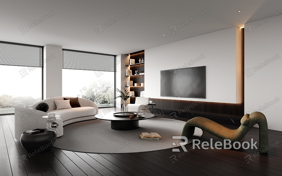 Living Room Minimalist Living Room Simple Living Room Advanced Grey Living Room model