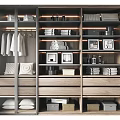 Modern Wardrobe Interior Design With Sliding Doors Shelves Drawers And Framed