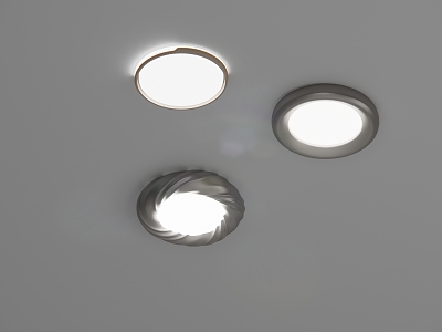 Ceiling lamp round lamp art lamp cloud ceiling lamp model