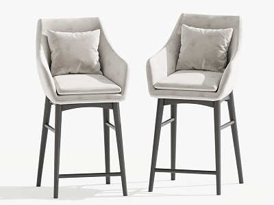 Modern Bar Chair High Chair Bar Stool 3d model