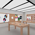 Modern Store Apple Store 3d model