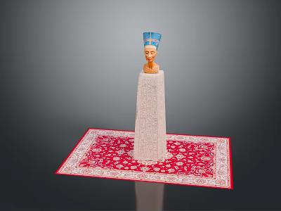 Tranquil Mountain Lake Landscape At Sunset With Orange Sky And Calm Water Reflections 3d model