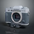 Fujifilm XT20 Mirrorless Camera With Gray Leather Body On Tripod Stand