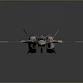 Sleek Silver Fighter Jet As Military Weapon With Red Black Accents And Aerodynamic Design