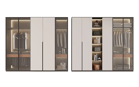 Wardrobe combination 3d model