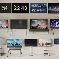 LG OLED TVs Showcase Various Display Styles With Scenic Time And Starry Images On Stands